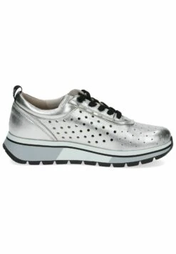 Caprice Sneakers Basse - Silver Metal -Moda Femminile 9425ec1cacc345afa4718c97eefc0661