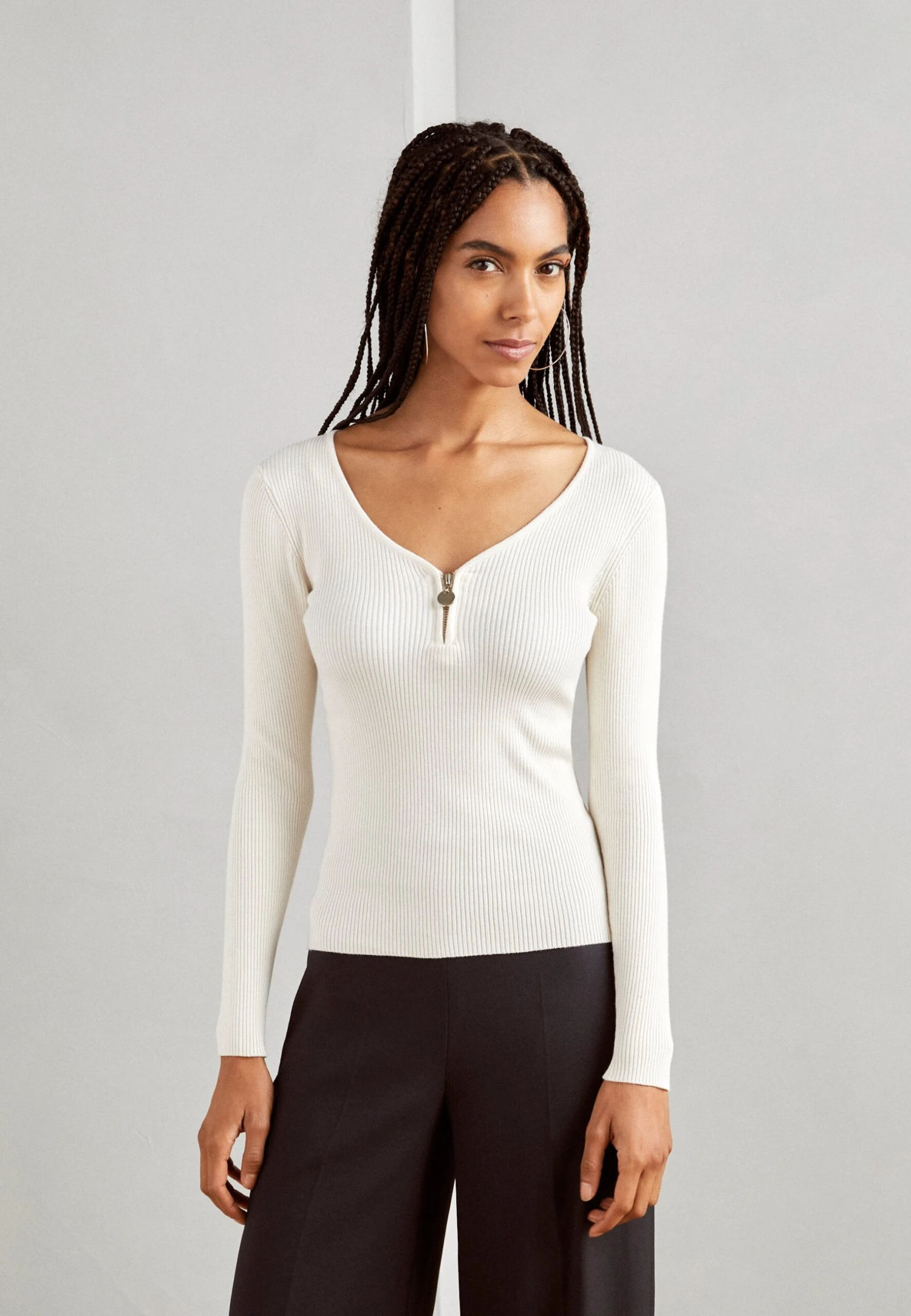 MORGAN MaglioneIvoire Donna Maglieria M5921I0SR-A11 1 MORGAN MaglioneIvoire Donna Maglieria M5921I0SR-A11