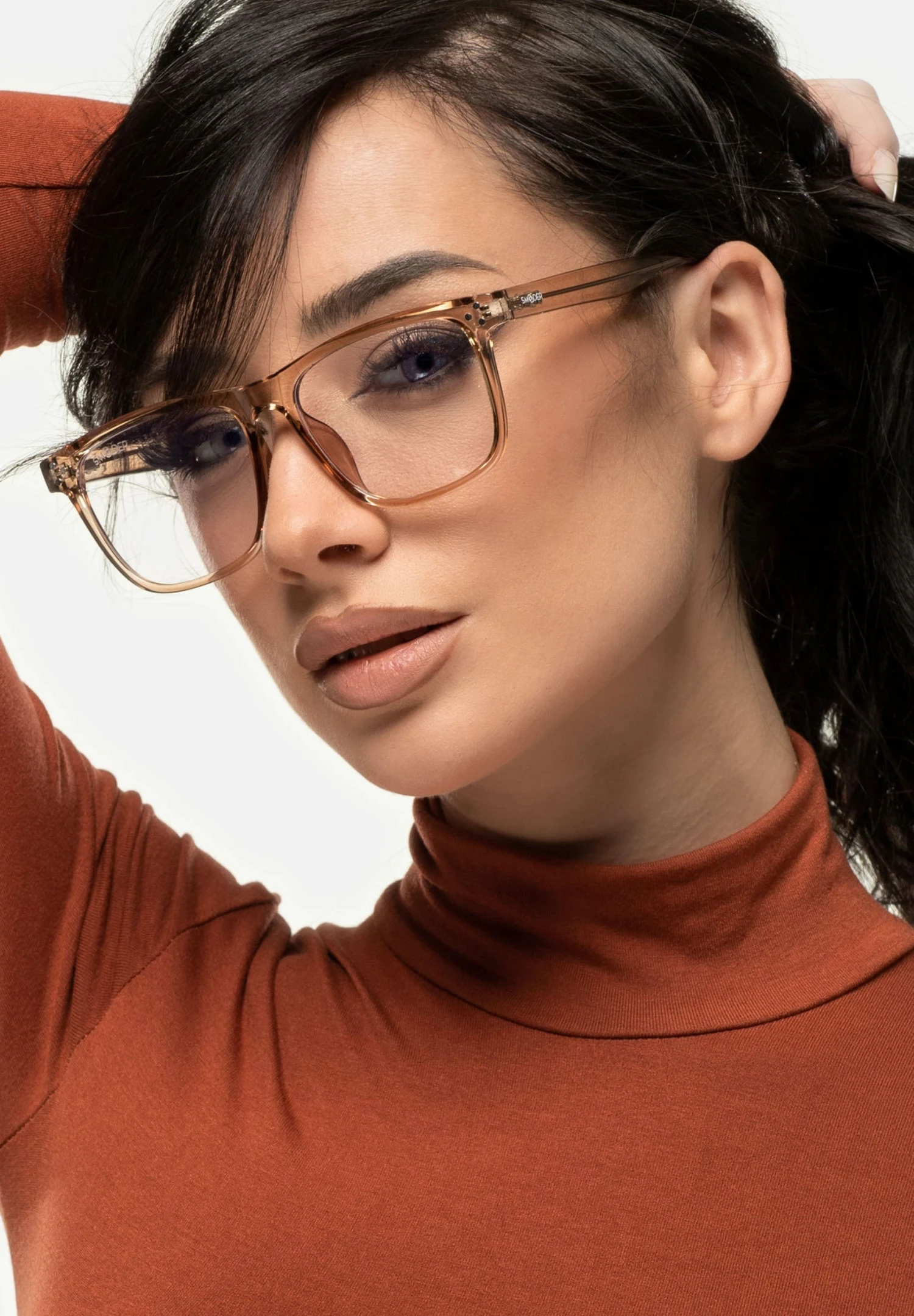 AmpereOcchiali Anti Luce BluSoft Champagne Donna Occhiali A Luce Blu SSR54K00G-B11 1 AmpereOcchiali Anti Luce BluSoft Champagne Donna Occhiali A Luce Blu SSR54K00G-B11