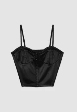 A Corpetto TopNero Donna T-shirt E Top CSM21E030-Q11 9 A Corpetto TopNero Donna T-shirt E Top CSM21E030-Q11 -Moda Femminile 98a763da740d4a3488f4d3caa30cca5a