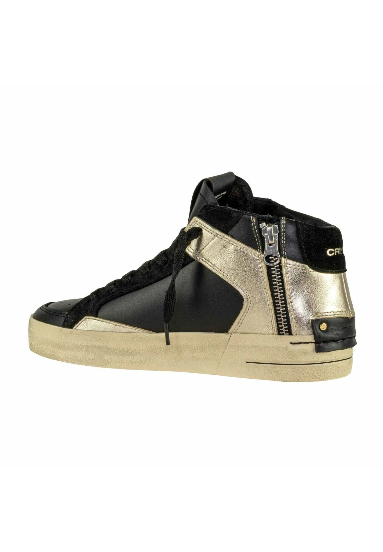 Crime London Deluxe Mid- Sneakers Alte - Gold 3 Crime London Deluxe Mid- Sneakers Alte - Gold - immagine 3