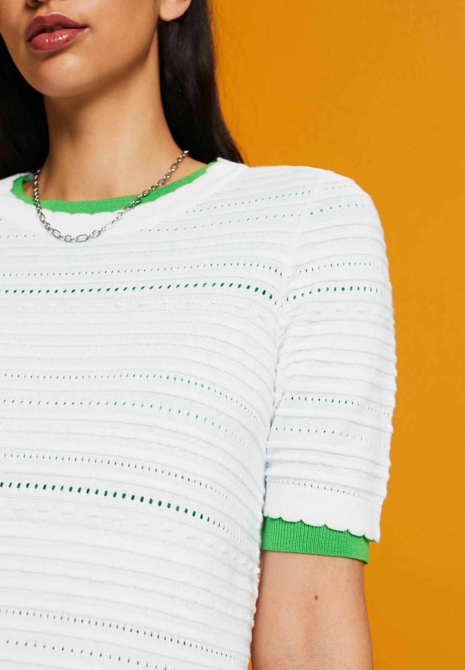 Edc By Esprit T-Shirt Con StampaWhite Donna T-shirt E Top ED121D1VI-A11 7 Edc By Esprit T-Shirt Con StampaWhite Donna T-shirt E Top ED121D1VI-A11 - immagine 7