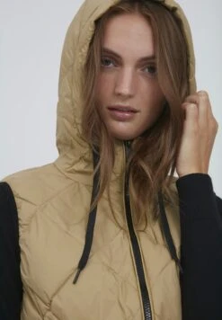 B.young Byamalia Waistcoat - Smanicato - Tannin -Moda Femminile 9c54d4eab7944ba5bbea79c6f55affe0