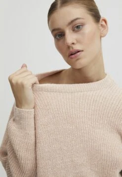 ICHI IhnovoMaglioneMottled Beige Donna Maglieria IC221I04W-B13 -Moda Femminile 9d84be0eb12b4bc286a8508ac534ea79