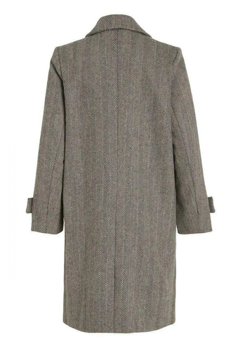 Vila Vihynda L SCappotto ClassicoBirch Black Donna Cappotti V1021U0HT-C11 3 Vila Vihynda L SCappotto ClassicoBirch Black Donna Cappotti V1021U0HT-C11 - immagine 3