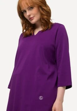 Ulla Popken Maglietta A Manica LungaDunkles Violett Donna T-shirt E Top UP121D2HL-I11 -Moda Femminile a388daa8d5d2436983fcb5ec21d0c92c