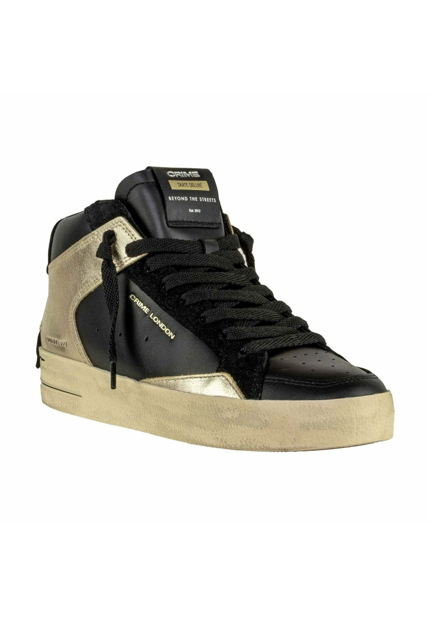 Crime London Deluxe Mid- Sneakers Alte - Gold 2 Crime London Deluxe Mid- Sneakers Alte - Gold - immagine 2