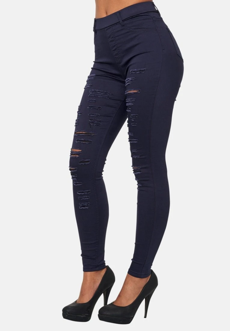 Destroyed ChunkyrayanJeggingsBlau Donna Jeans E1N21N002-K11 4 Destroyed ChunkyrayanJeggingsBlau Donna Jeans E1N21N002-K11 - immagine 4