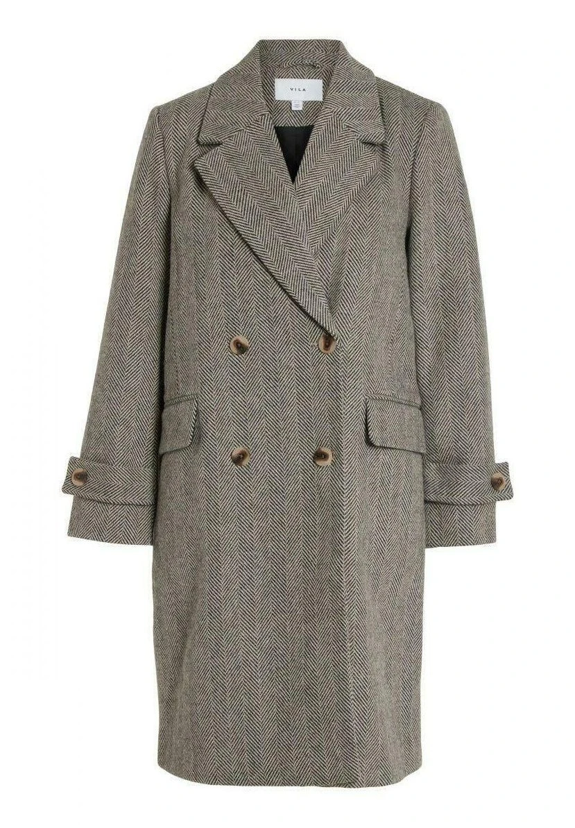Vila Vihynda L SCappotto ClassicoBirch Black Donna Cappotti V1021U0HT-C11 2 Vila Vihynda L SCappotto ClassicoBirch Black Donna Cappotti V1021U0HT-C11 - immagine 2