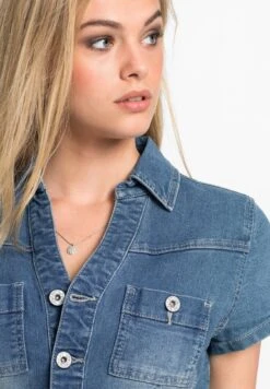 Vestito Di Jeans - Blau -Moda Femminile b1594984133c411286c76691464ec1aa