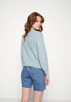 Vila Vijamina O-Neck L SNoosMaglioneTourmaline Melange Donna Maglieria V1021I1IB-K11 -Moda Femminile b3e1161eec92439bbb28e3a77e8a2d0f