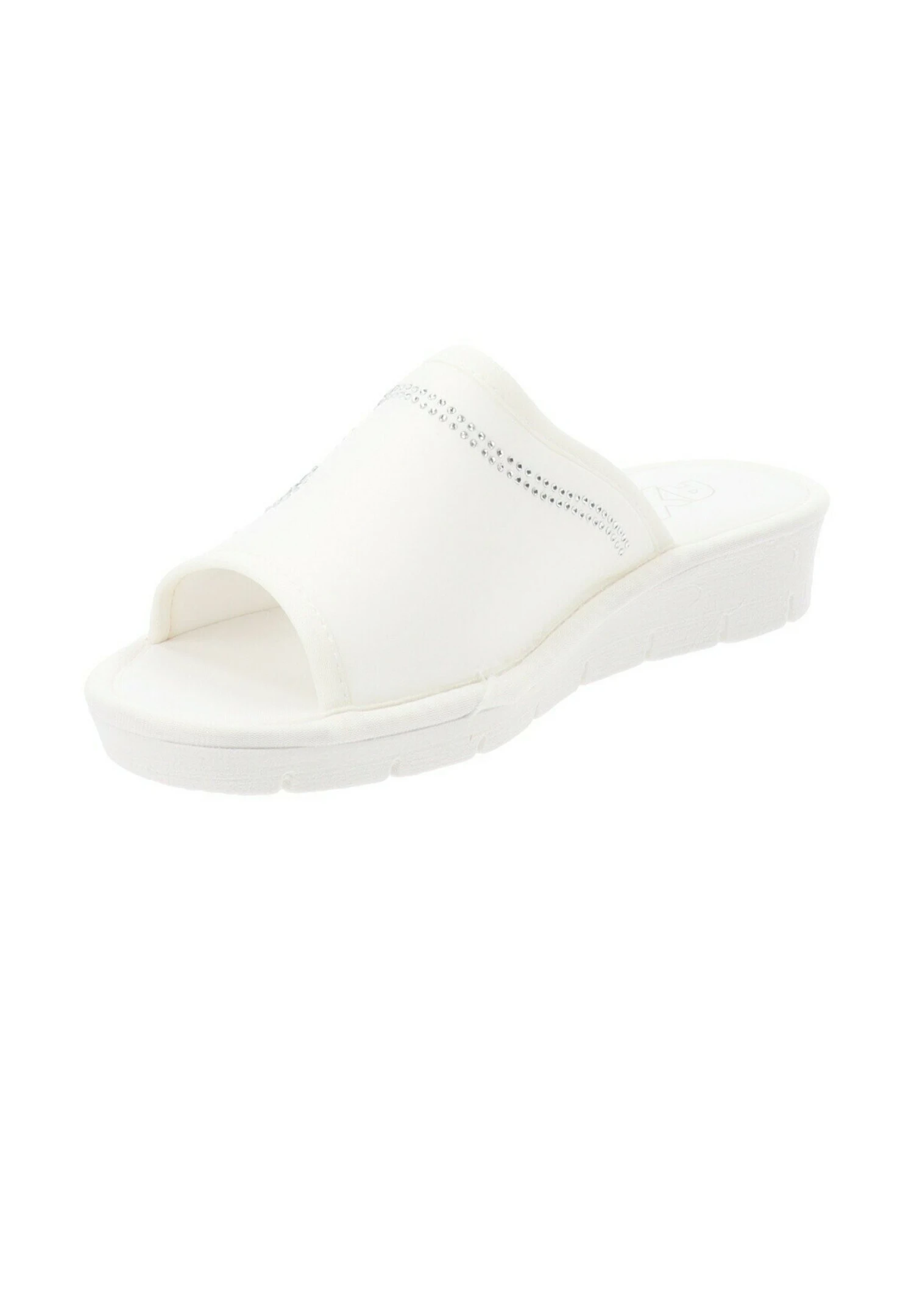 Sposa In TessutoCiabattineBianco Donna Ciabatte E Zoccoli AXA11A01G-A11 5 Sposa In TessutoCiabattineBianco Donna Ciabatte E Zoccoli AXA11A01G-A11 - immagine 5