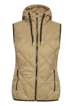 B.young Byamalia Waistcoat - Smanicato - Tannin -Moda Femminile ba9e954ecbae419780b07b4af4126f60