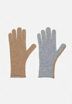 REPEAT GlovesGuantiGrey/Camel Donna Guanti R0051A002-B11