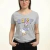 Disney Classic Mickey Daisy DuckT-Shirt Con StampaHeather Grey Donna T-shirt E Top H3A21D210-C11