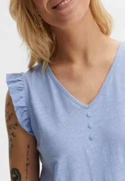 Flammgarn Mit RüschendetailT-Shirt BasicBlue Donna T-shirt E Top B3D21D1MP-K11 9 Flammgarn Mit RüschendetailT-Shirt BasicBlue Donna T-shirt E Top B3D21D1MP-K11 -Moda Femminile cd60dc0fdd5444f4bf9b66b35c2d03e8