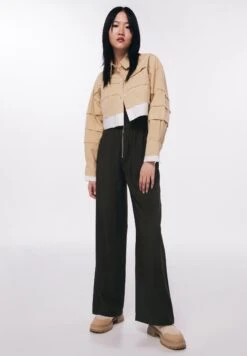 Twist Colorblock CropCamiciaNatural Donna Camicie E Bluse TWG21E0B7-O11