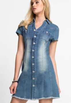 Vestito Di Jeans - Blau -Moda Femminile d5c7c5bc7d464542914b41257ac85778