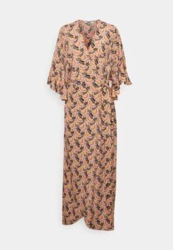 COLOURFUL REBEL Alice Graphic Fan Maxi Wrap DressVestito LungoVintage Pink Donna Vestiti C5J21C02M-O11 -Moda Femminile dd612bfe9a0b4041890157d2fc4c62dc