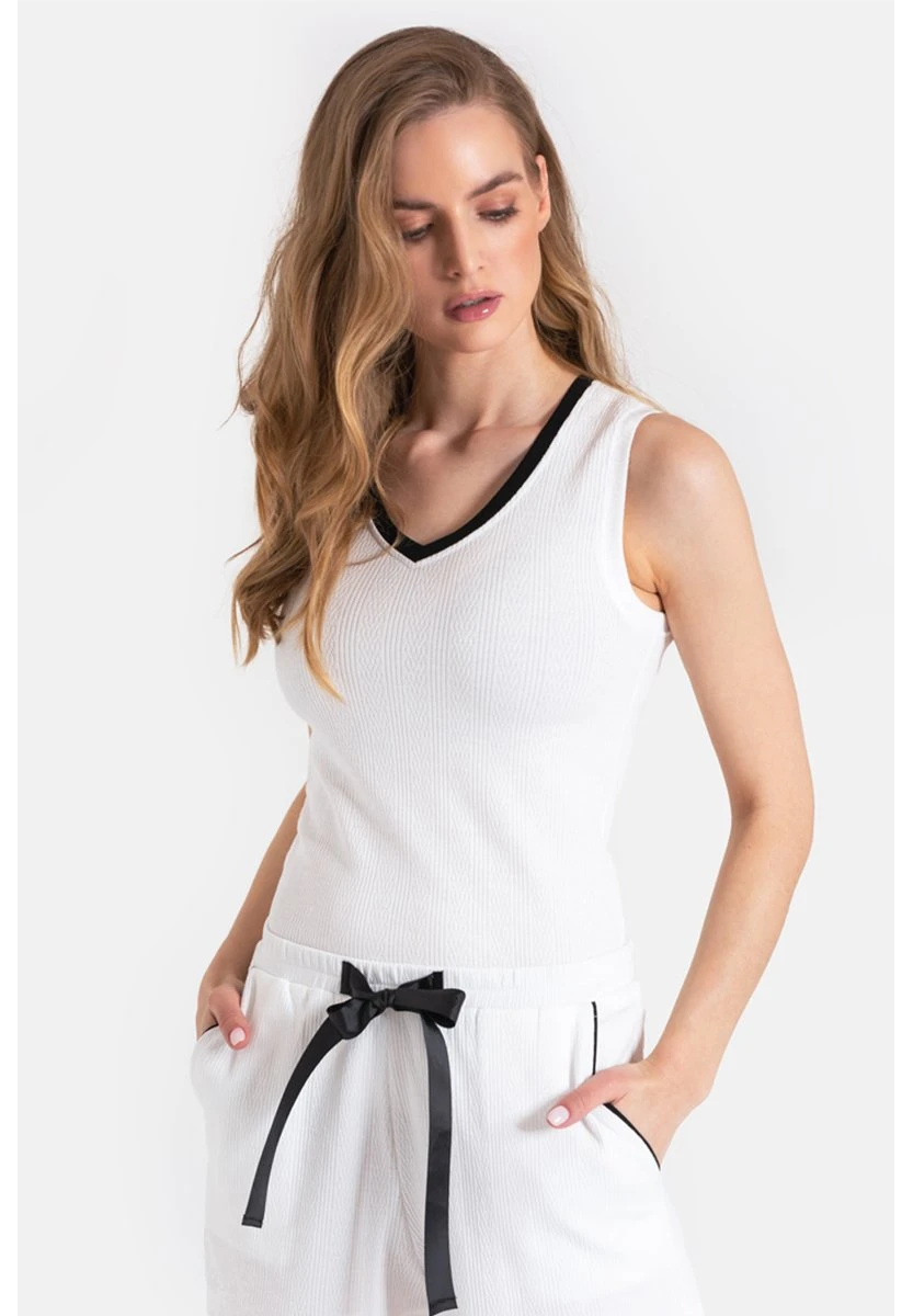Julie PigiamaWhite Donna Intimo Notte E Loungewear MNL81P00Y-A11 3 Julie PigiamaWhite Donna Intimo Notte E Loungewear MNL81P00Y-A11 - immagine 3