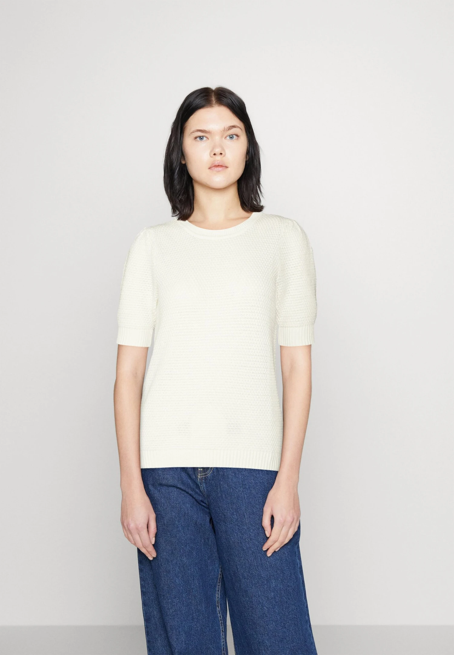 Vila Vidalo O Neck - T-Shirt Con Stampa - White Alyssum 1 Vila Vidalo O Neck - T-Shirt Con Stampa - White Alyssum