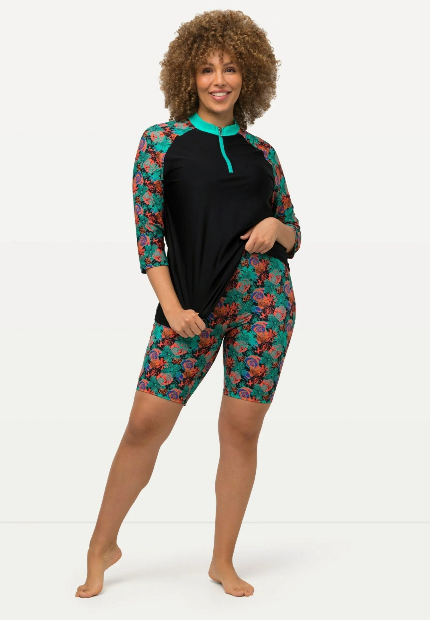 Ulla Popken Bikini Pezzo SottoVert Caraïbes Clair Donna Moda Mare UP181I01A-M11 2 Ulla Popken Bikini Pezzo SottoVert Caraïbes Clair Donna Moda Mare UP181I01A-M11 - immagine 2