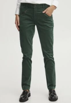 Moda Femminile 27 Fransa Frtean Pa 1 FlPantaloniJungle Green Donna Pantaloni F2121A03I-C11