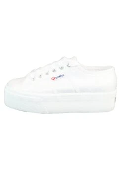 Superga Schuhe Handgefertigter Lame Saom Mit PlateaSneakers BasseBeige Donna Sneakers SU111A0BS-B11