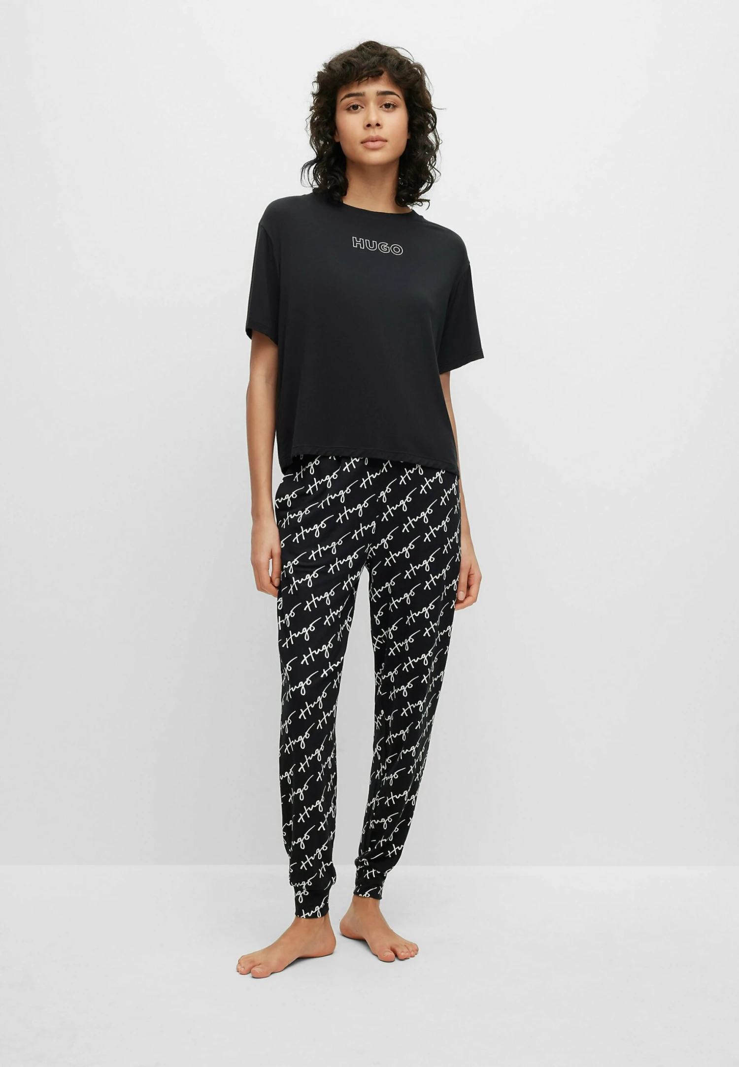 Hugo UniteMaglia Del PigiamaBlack One Donna Intimo Notte E Loungewear HU781Q00F-Q11 2 Hugo UniteMaglia Del PigiamaBlack One Donna Intimo Notte E Loungewear HU781Q00F-Q11 - immagine 2