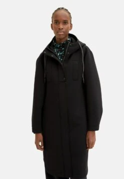 TOM TAILOR Denim Mit Kapuze Cappotto ClassicoDeep Black Donna Cappotti TO721U05B-Q11 -Moda Femminile fc0bab7f9e474a078bf0ab216877d282