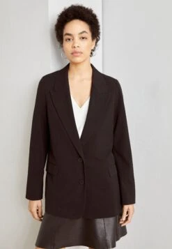 ESPRIT Pure Business Modern Single-BreastedCappotto CortoBlack Donna Cappotti ES121G0FB-Q11